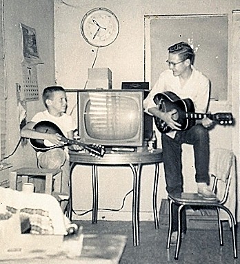 Wayne & Paul with instruments